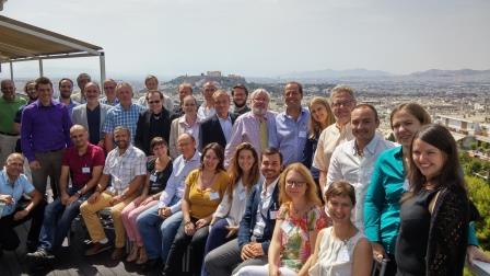 SecInCoRe Advisory Board workshop: Invited experts and the team after intense discussions about Common Information Space, inventory and technologies